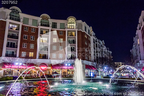 Image of night scene at peadmont plaza charlotte nc