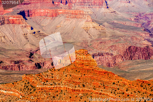 Image of Grand Canyon sunny day with blue sky