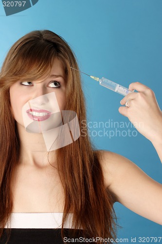 Image of Woman with syringe