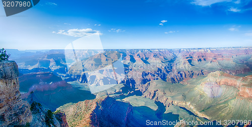 Image of Grand Canyon sunny day with blue sky