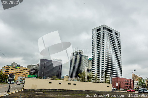 Image of April 2015 - Stormy weather over Tulsa oklahoma Skyline