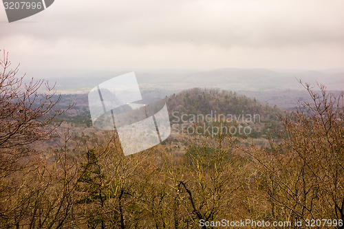 Image of Uwharrie Mountain range in north carolina