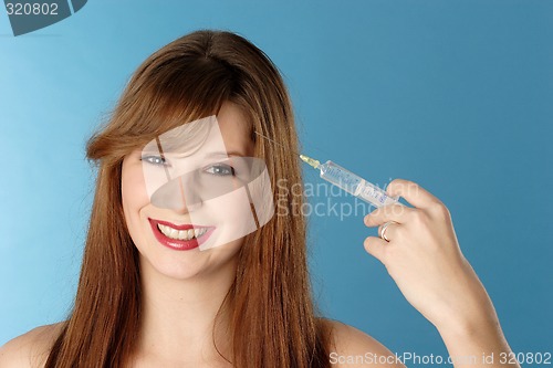 Image of Woman with syringe