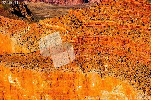 Image of Grand Canyon sunny day with blue sky