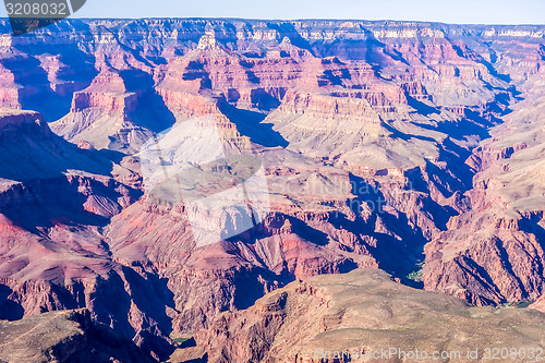 Image of Grand Canyon sunny day with blue sky