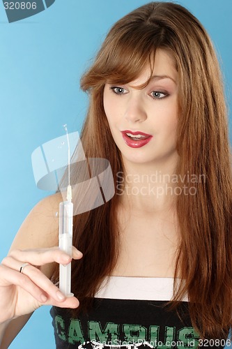 Image of Woman with syringe