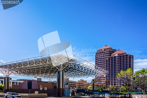Image of city center of downtown Albuquerque new mexico