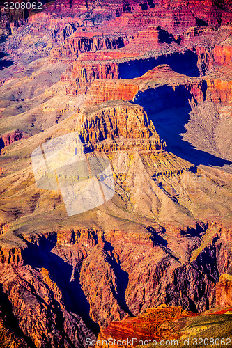 Image of Grand Canyon sunny day with blue sky