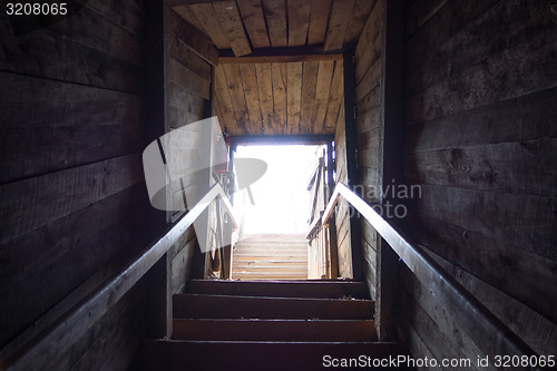 Image of undergroung mine passage in the mountains