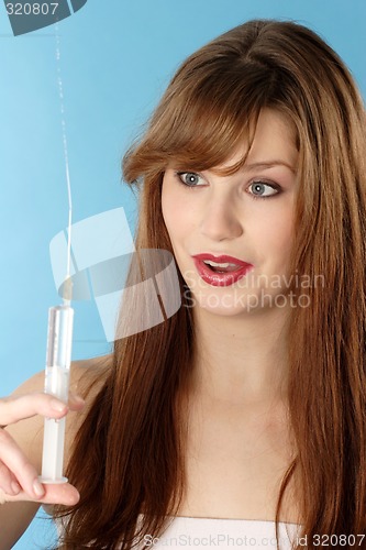 Image of Woman with syringe