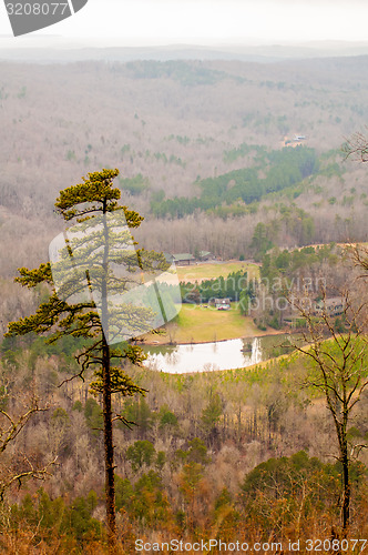 Image of Uwharrie Mountain range in north carolina