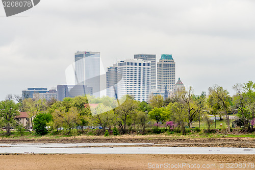 Image of April 2015 - Stormy weather over Tulsa oklahoma Skyline