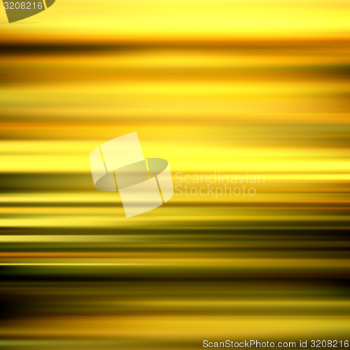Image of Gold waves background. Metal plate with reflected light. Vector 