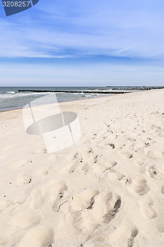 Image of Footprints on the beach