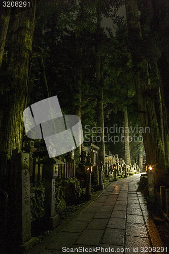 Image of Path in a grave yard