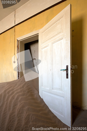 Image of Door and sand