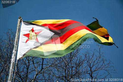 Image of National flag of Zimbabwe