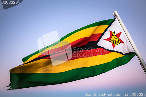 Image of National flag of Zimbabwe