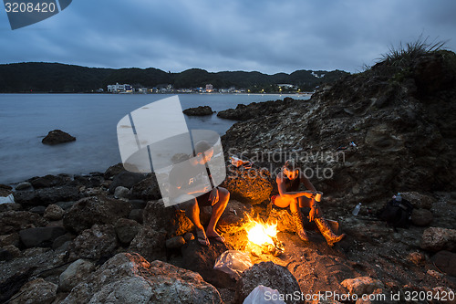 Image of Camping fire