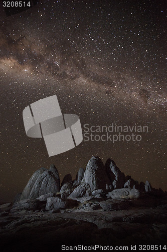 Image of Rocks under the stars