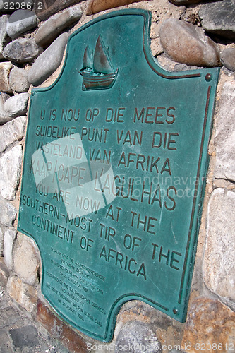 Image of Cape Aghulas Plaque