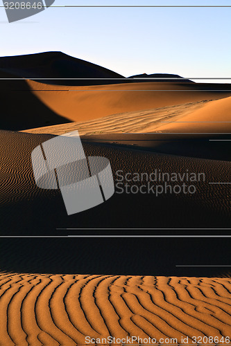 Image of Sand Dune in Namibia.