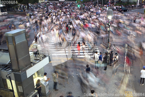 Image of Shibuya Crossing, Tokyo.