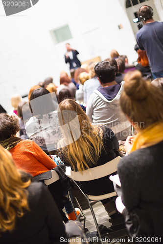 Image of Audience in the lecture hall.