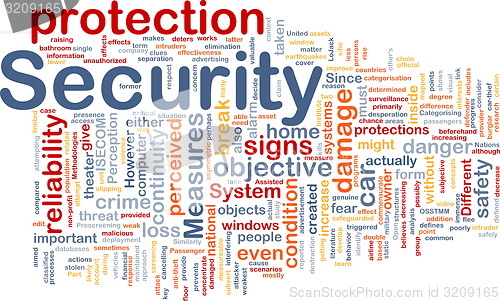 Image of Security background concept