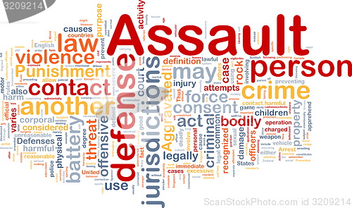 Image of Assault background concept wordcloud