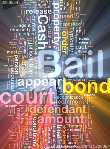 Image of Bail background concept illustration glowing