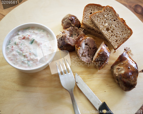 Image of gralled sausage