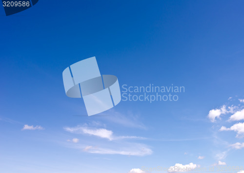 Image of blue sky