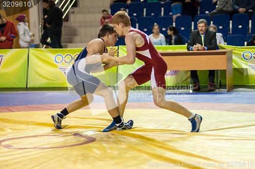 Image of Youth competitions on sporting wrestling