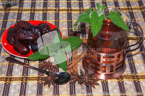 Image of Tea with Mint in Arab tradition