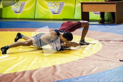 Image of Youth competitions on sporting wrestling