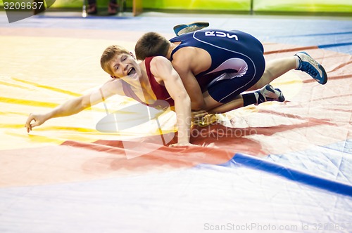 Image of Youth competitions on sporting wrestling