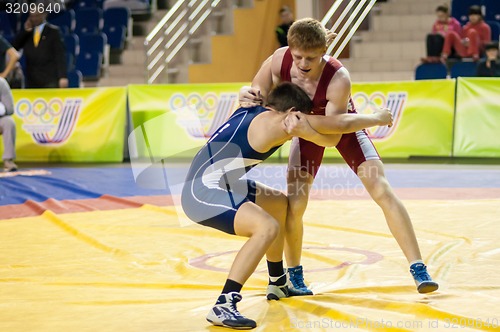 Image of Youth competitions on sporting wrestling