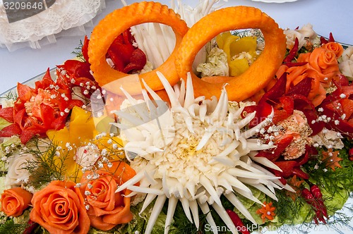 Image of Carving or decoration of vegetables