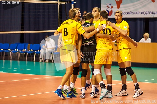 Image of The game of volleyball