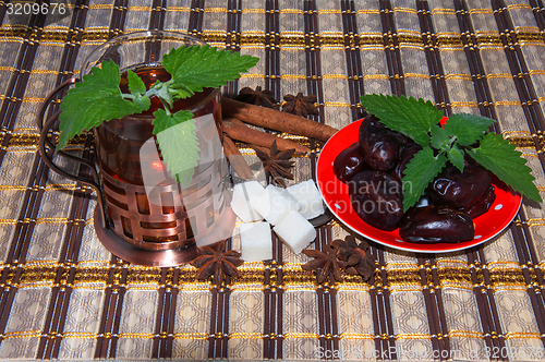 Image of Tea with Mint in Arab tradition