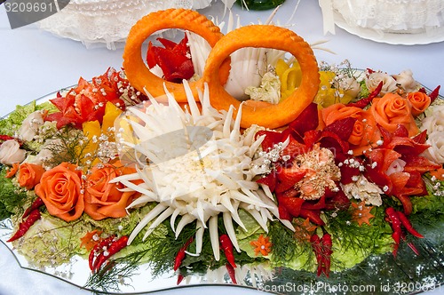 Image of Carving or decoration of vegetables