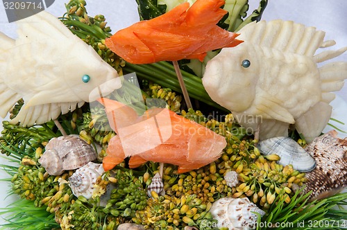Image of Carving or decoration of vegetables