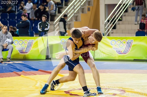 Image of Youth competitions on sporting wrestling