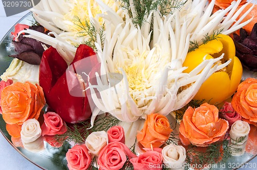 Image of Carving or decoration of vegetables