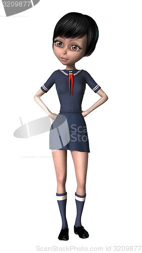 Image of Japanese Schoolgirl