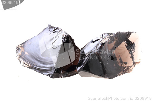 Image of obsidian isolated