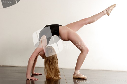Image of Ballerina practicing 