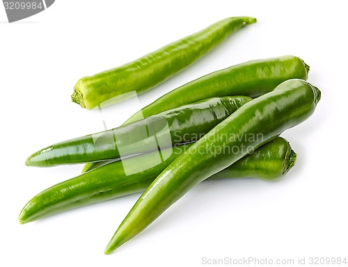 Image of green chili peppers