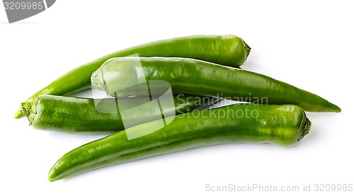 Image of green chili peppers